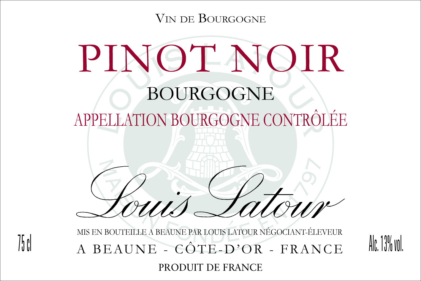 Bourgogne Pinot Noir